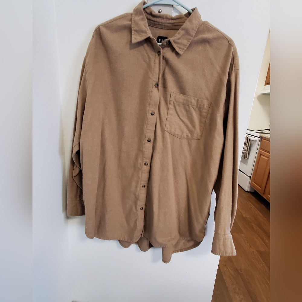 🆕 GAP Camel Chamois Shirt XL